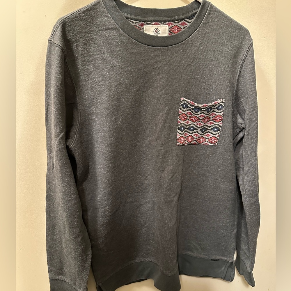 Men’s Pullover Crewneck - Tribal Pocket